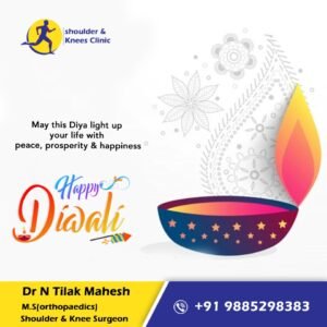 Dr N Tilak Mahesh Wishing You Happy Diwali, Kurnool Shoulder And Knee Clinic
